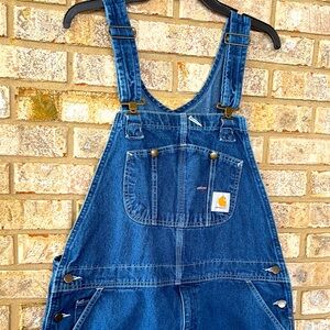 Carhartt Blue Denim Overalls